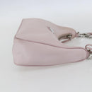 PRADA RE-Edition 2005 Shoulder Bag Nylon 2way Pink Silver Auth 153590V-4