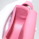 CELINE Triomphe Mini Claude Shoulder Pouch Calf Skin Pink Gold Auth 153596SAM-19