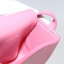CELINE Triomphe Mini Claude Shoulder Pouch Calf Skin Pink Gold Auth 153596SAM-11
