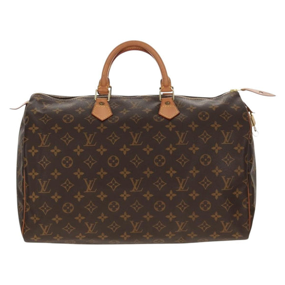 LOUIS VUITTON Monogram Speedy 40 Hand Bag M41522 LV Auth 153623V