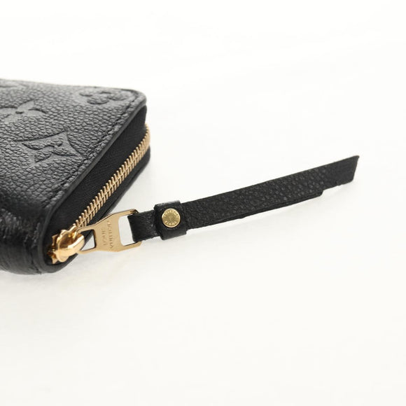 LOUIS VUITTON Empreinte Zippy Coin Purse Coin Purse Black M60574 Auth 153626SAM