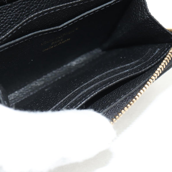 LOUIS VUITTON Empreinte Zippy Coin Purse Coin Purse Black M60574 Auth 153626SAM