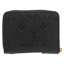 LOUIS VUITTON Empreinte Zippy Coin Purse Coin Purse Black M60574 Auth 153626SAM-3