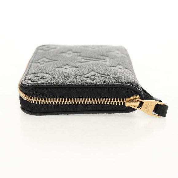 LOUIS VUITTON Empreinte Zippy Coin Purse Coin Purse Black M60574 Auth 153626SAM