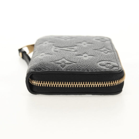LOUIS VUITTON Empreinte Zippy Coin Purse Coin Purse Black M60574 Auth 153626SAM