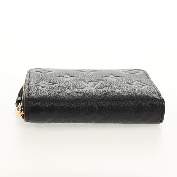LOUIS VUITTON Empreinte Zippy Coin Purse Coin Purse Black M60574 Auth 153626SAM