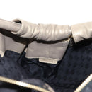 LOEWE Hand Bag Leather Gold Metallic brown Auth 153627V-21