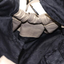 LOEWE Hand Bag Leather Gold Metallic brown Auth 153627V-22