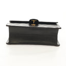 CHANEL Matelasse Chain Shoulder Bag Lamb Skin Black Gold CC Auth 153631V-10