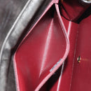 CHANEL Matelasse Chain Shoulder Bag Lamb Skin Black Gold CC Auth 153631V-24