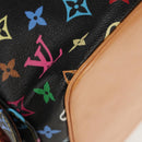 LOUIS VUITTON Monogram Multicolor Petit Noe Bag Black M42230 Auth 153632SM-9