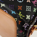 LOUIS VUITTON Monogram Multicolor Petit Noe Bag Black M42230 Auth 153632SM-17