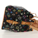 LOUIS VUITTON Monogram Multicolor Petit Noe Bag Black M42230 Auth 153632SM-4