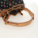 LOUIS VUITTON Monogram Multicolor Petit Noe Bag Black M42230 Auth 153632SM-7