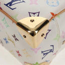 LOUIS VUITTON Monogram Multicolor Trouville Hand Bag White M92663 Auth 153633SM-15