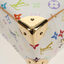 LOUIS VUITTON Monogram Multicolor Trouville Hand Bag White M92663 Auth 153633SM-9