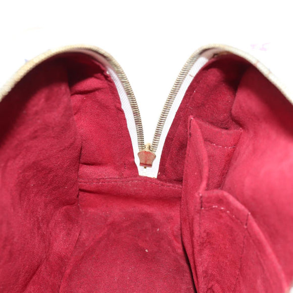 LOUIS VUITTON Monogram Multicolor Trouville Hand Bag White M92663 Auth 153633SM