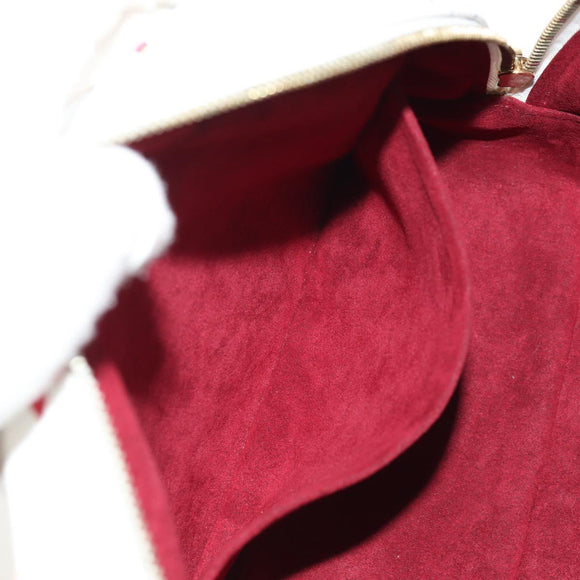 LOUIS VUITTON Monogram Multicolor Trouville Hand Bag White M92663 Auth 153633SM