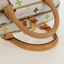 LOUIS VUITTON Monogram Multicolor Trouville Hand Bag White M92663 Auth 153633SM-7
