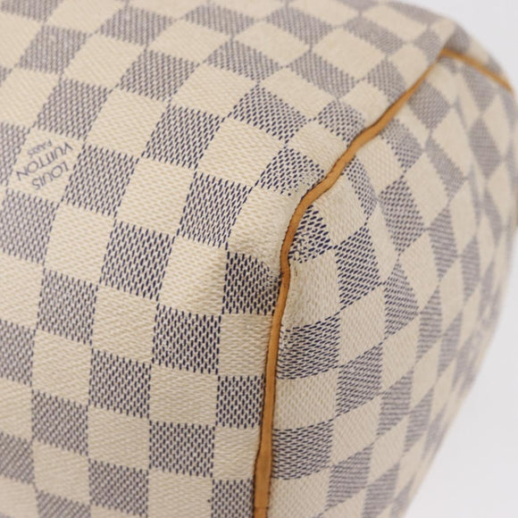 LOUIS VUITTON Damier Azur Speedy 30 Hand Bag N41533 LV Auth 153634