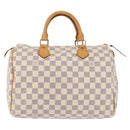 LOUIS VUITTON Damier Azur Speedy 30 Hand Bag N41533 LV Auth 153634-13