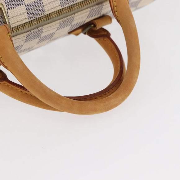 LOUIS VUITTON Damier Azur Speedy 30 Hand Bag N41533 LV Auth 153634