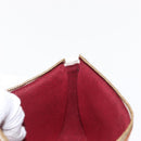 LOUIS VUITTON Multicolor Pochette Accessoires Pouch White M92649 LV Auth 153635A-23