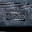 CHANEL Chain Shoulder Bag Caviar Skin Black Gold CC Auth 153637SAM-16