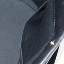 CHANEL Chain Shoulder Bag Caviar Skin Black Gold CC Auth 153637SAM-21