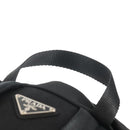 PRADA Backpack Nylon Black Silver Auth 153638V-17