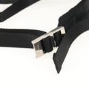 PRADA Backpack Nylon Black Silver Auth 153638V-8