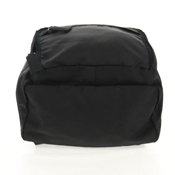PRADA Backpack Nylon Black Silver Auth 153638V