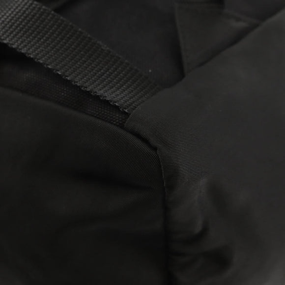 PRADA Backpack Nylon Black Silver Auth 153638V