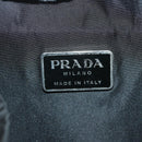 PRADA Backpack Nylon Black Silver Auth 153638V-28