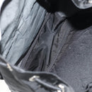 PRADA Backpack Nylon Black Silver Auth 153638V-9