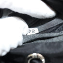 PRADA Backpack Nylon Black Silver Auth 153638V-11