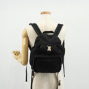 PRADA Backpack Nylon Black Silver Auth 153638V-31