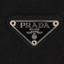 PRADA Backpack Nylon Black Silver Auth 153638V-15
