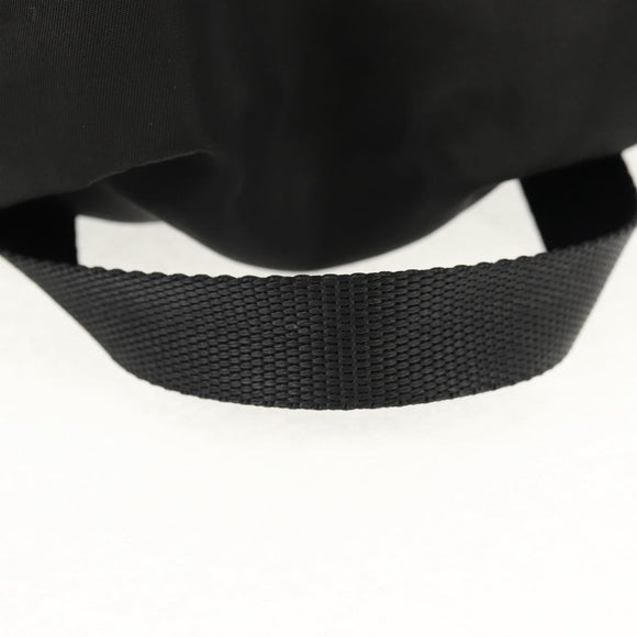 PRADA Backpack Nylon Black Silver Auth 153638V