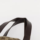 GUCCI GG Canvas Tote Bag Beige Silver 153238 Auth 153642-10