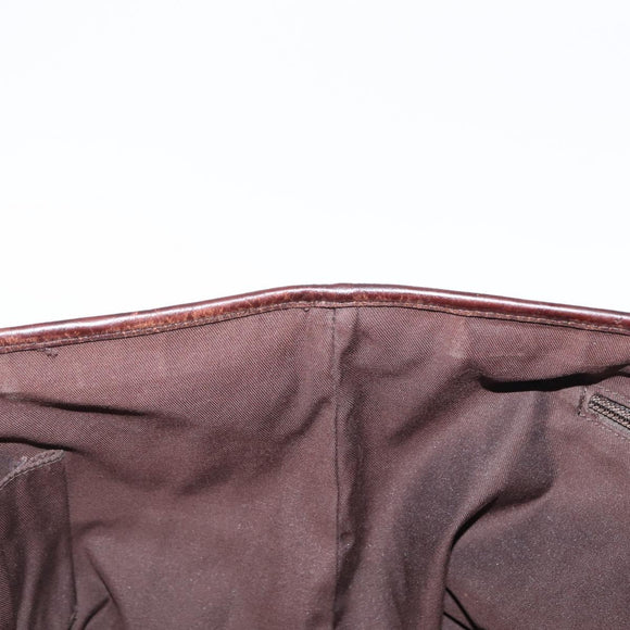 GUCCI GG Canvas Tote Bag Beige Silver 153238 Auth 153642