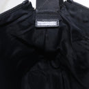 Christian Dior Trotter Canvas Shoulder Bag Black Silver Auth 153644-18