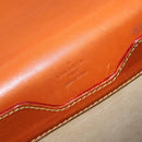 LOUIS VUITTON Nomad Leather Robust 1 Business Bag Beige M85390 LV Auth 153647-19
