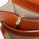 LOUIS VUITTON Nomad Leather Robust 1 Business Bag Beige M85390 LV Auth 153647-23