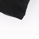 PRADA Shoulder Bag Nylon Black Silver Auth 153649-17