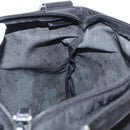 PRADA Shoulder Bag Nylon Black Silver Auth 153649-20