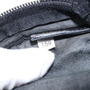 PRADA Shoulder Bag Nylon Black Silver Auth 153649-12