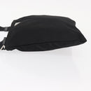 PRADA Shoulder Bag Nylon Black Silver Auth 153649-4