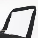 PRADA Shoulder Bag Nylon Black Silver Auth 153649-14