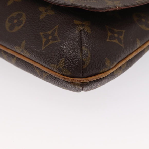 LOUIS VUITTON Monogram Musette Tango Long Strap Bag M51388 LV Auth 153651